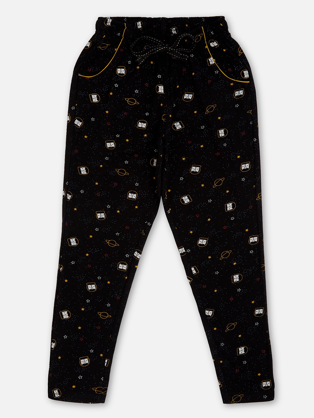 

Sweet Dreams Girls Black Conversational Print Lounge Pants