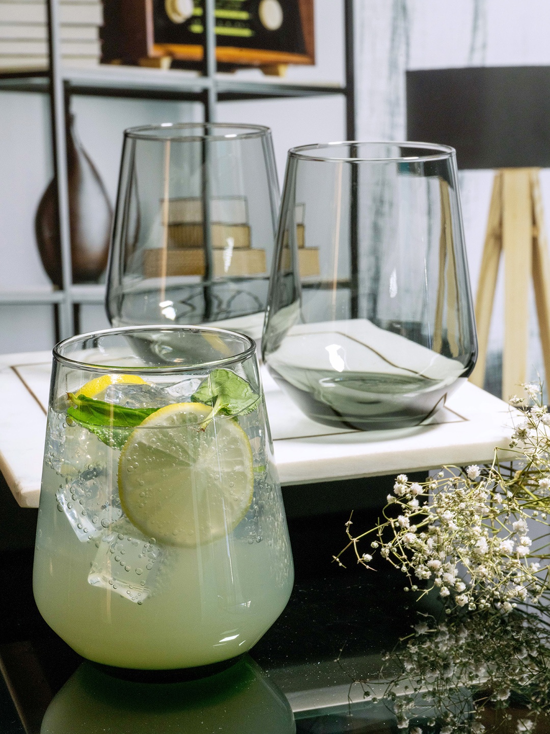 

GOODHOMES Set of 6 Transparent Glass Tumbler