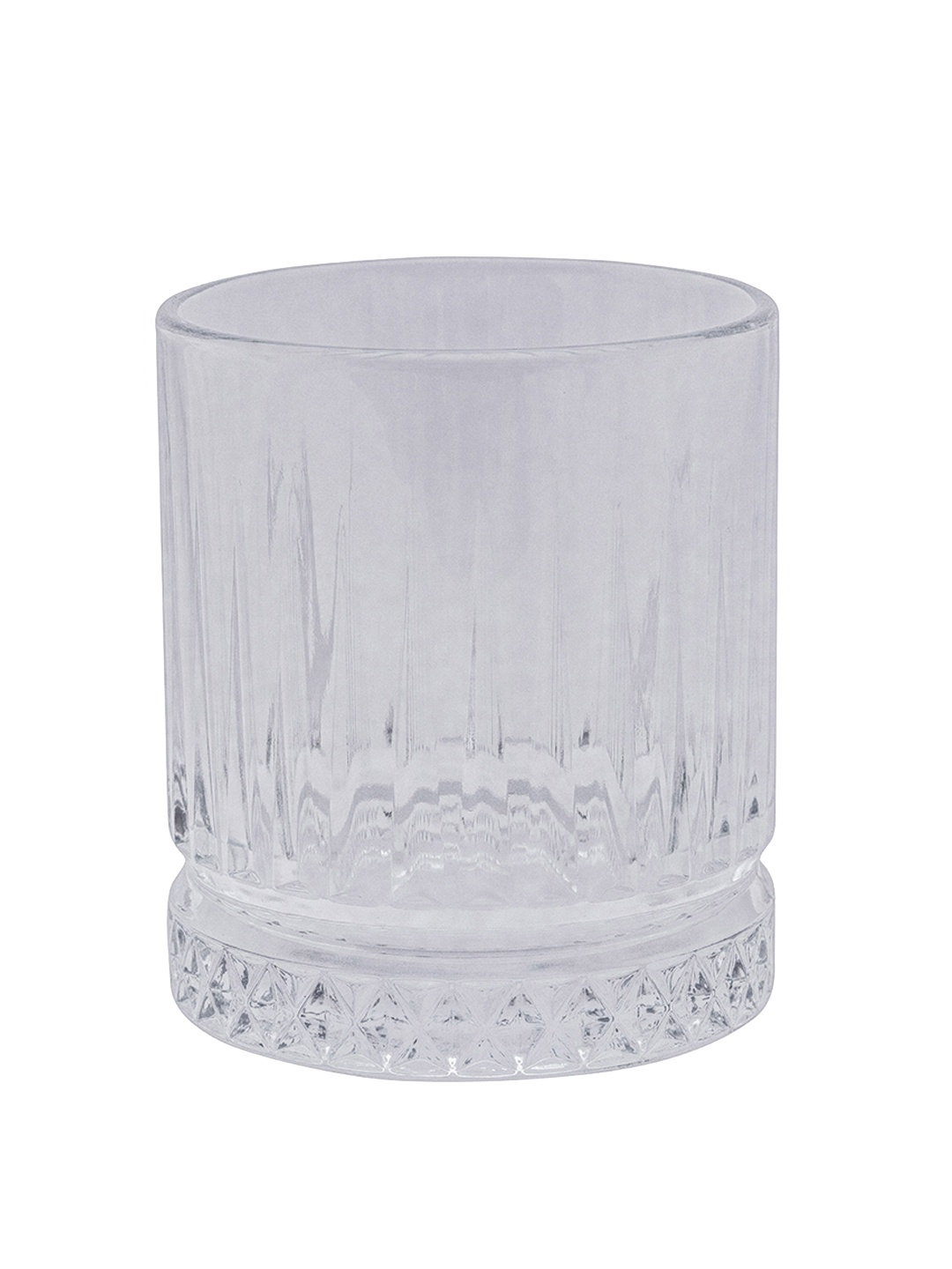 

GOODHOMES Set of 4 Glass Elysia Tumbler, Transparent