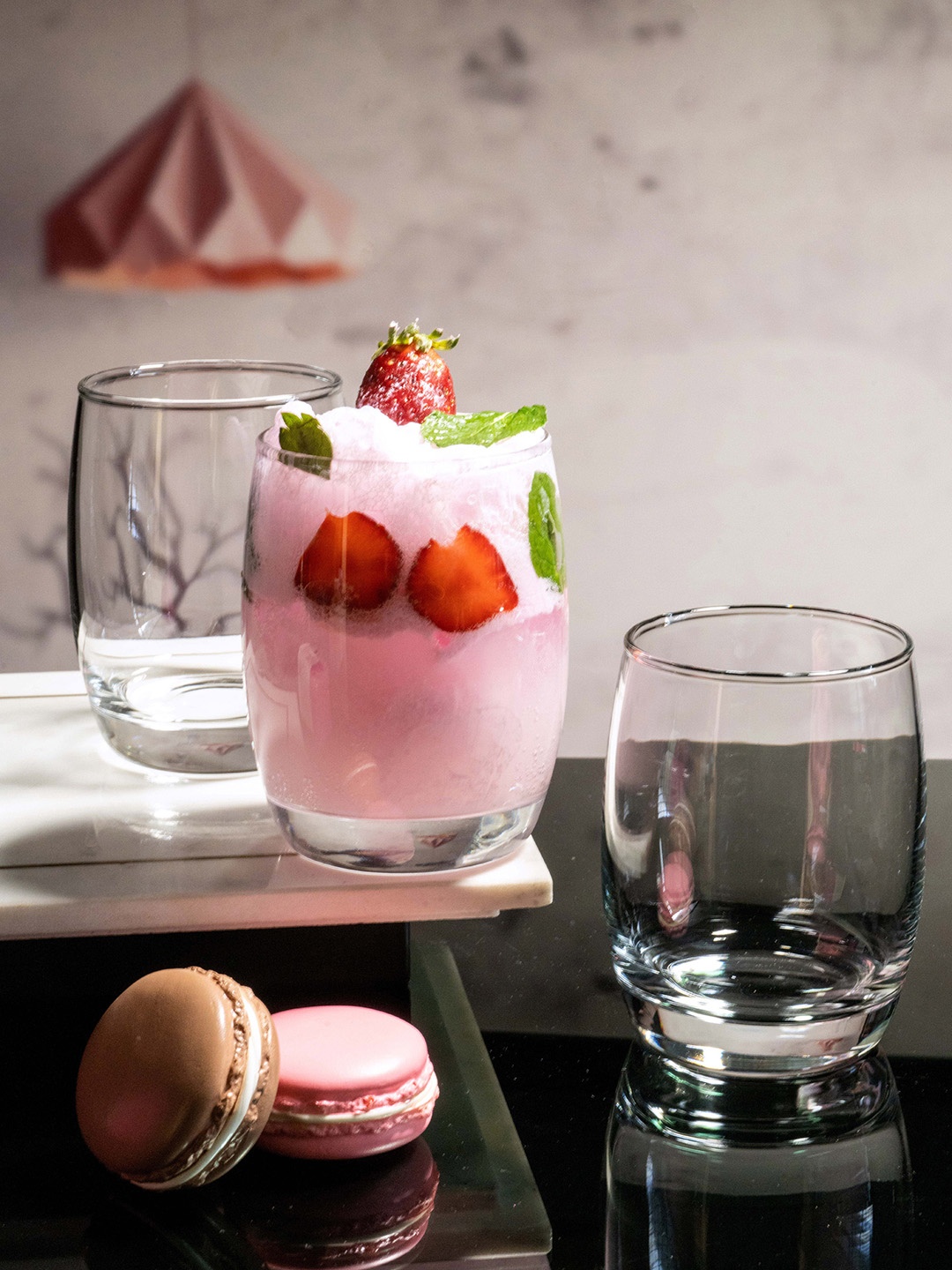 

GOODHOMES 6 Pcs Transparent Glass Tumblers