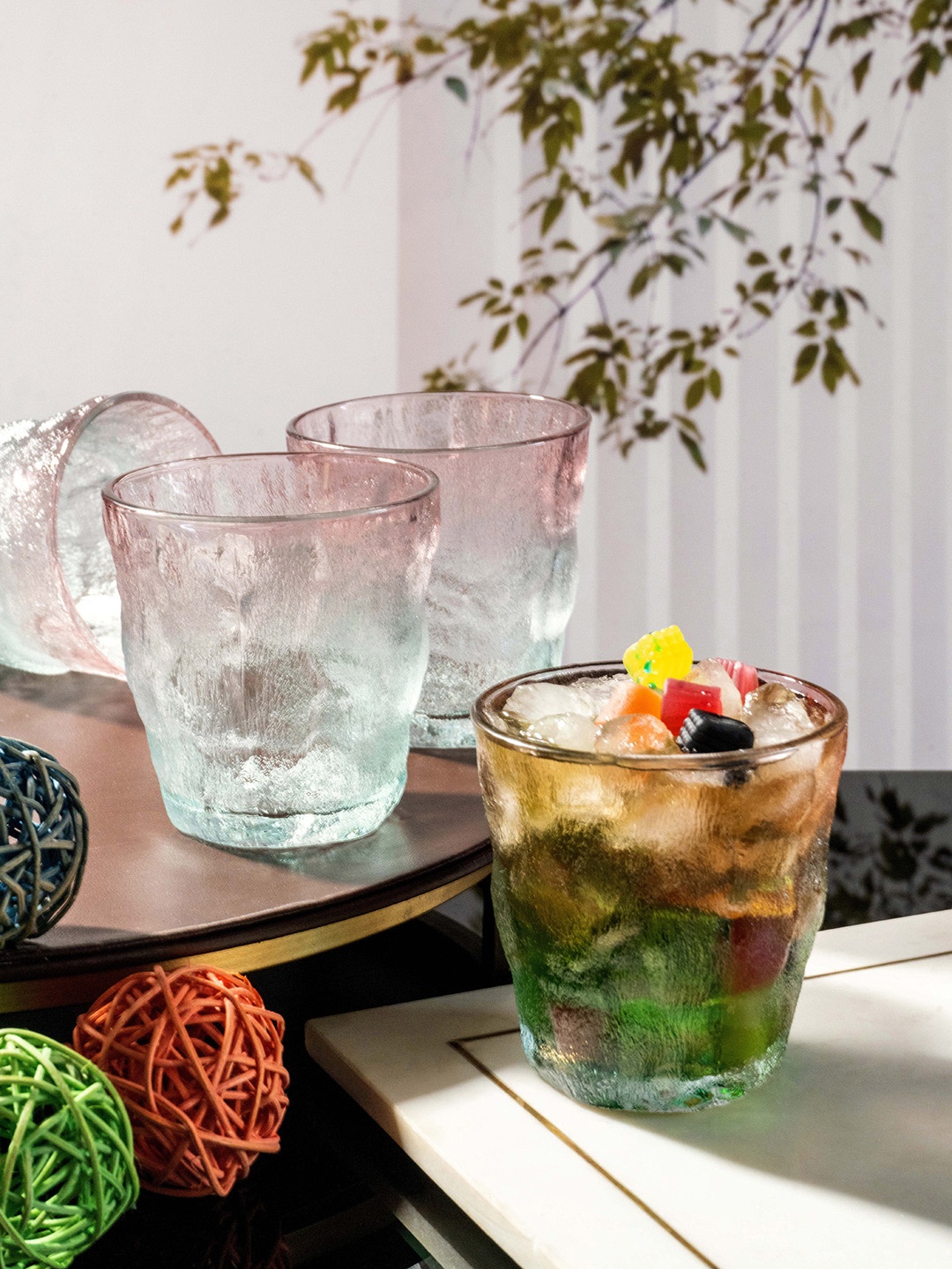 

GOODHOMES Set of 6 Glass Tumbler, Transparent