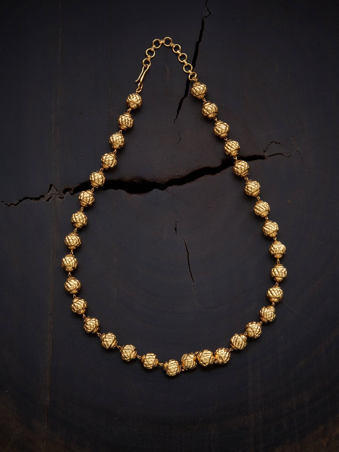 

Kushal's Fashion Jewellery Gold-Toned Gold-Plated Antique Chain