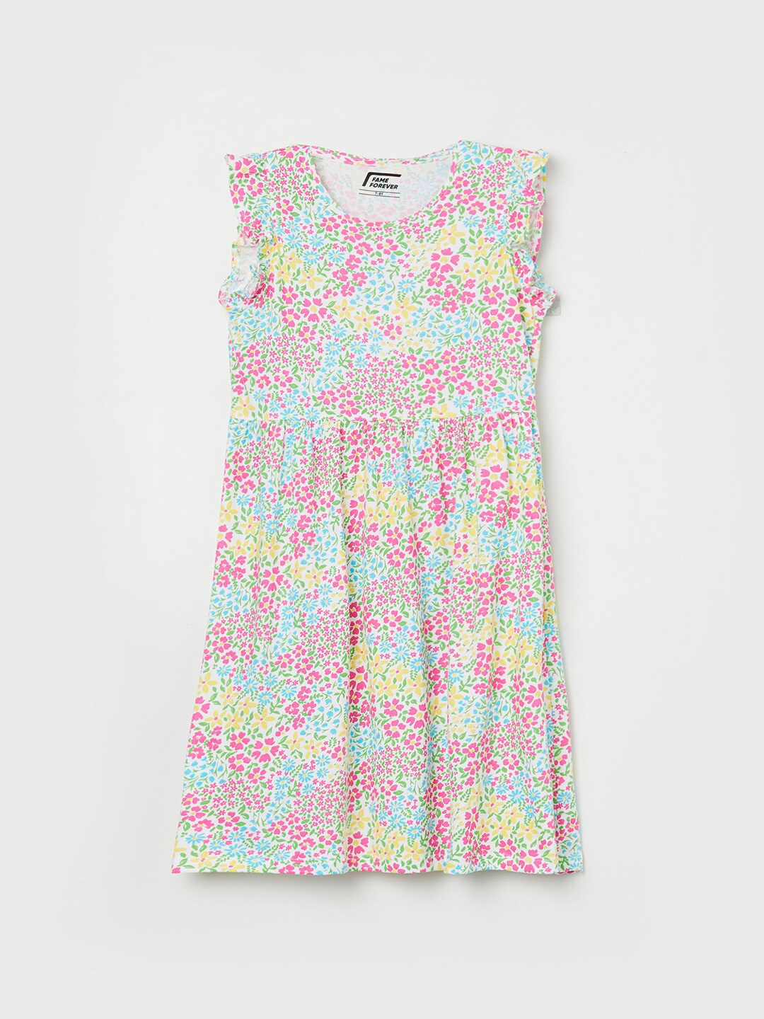 

Fame Forever by Lifestyle Girls White Cotton Floral Dress
