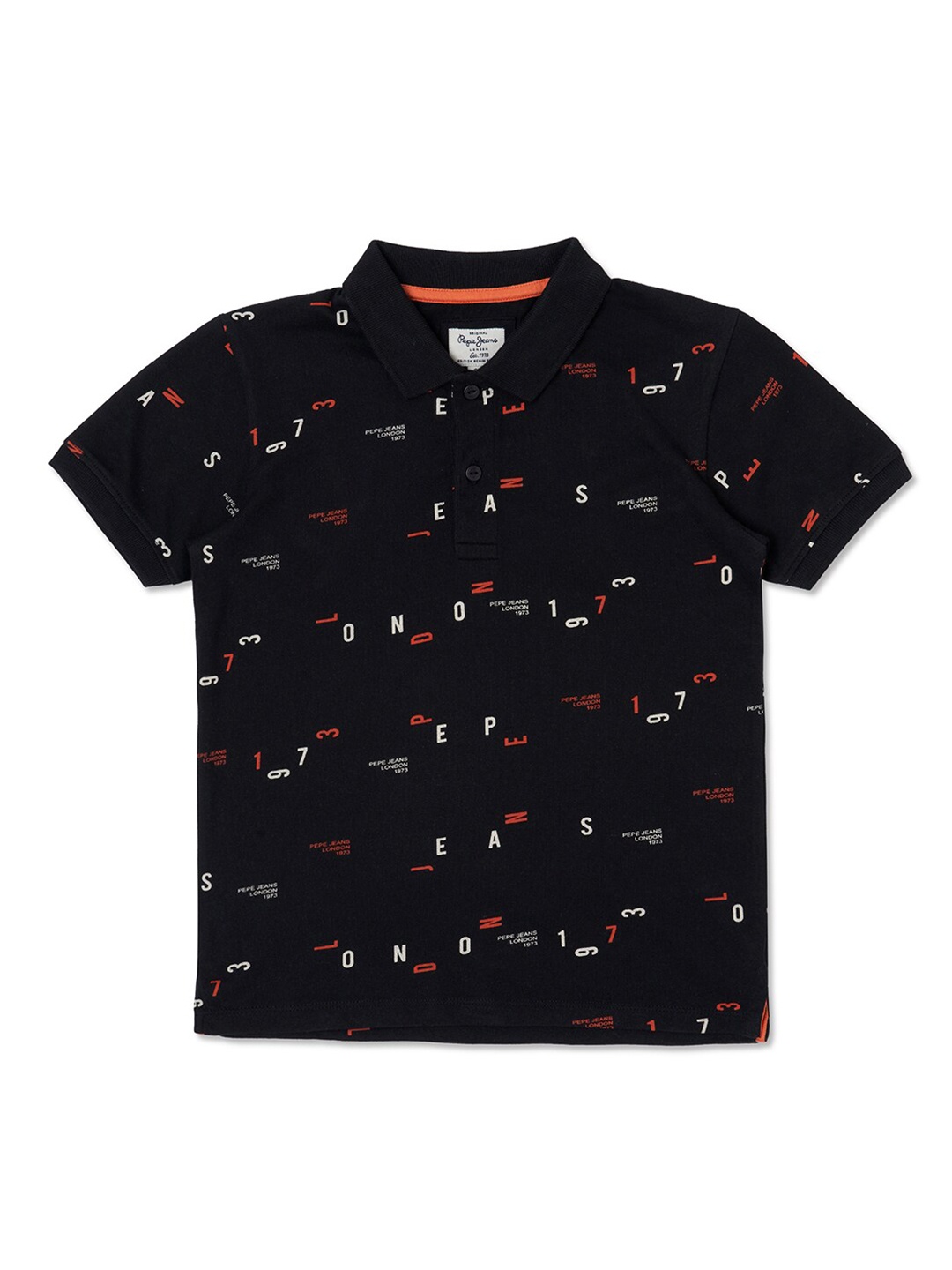 

Pepe Jeans Boys Black Printed T-shirt