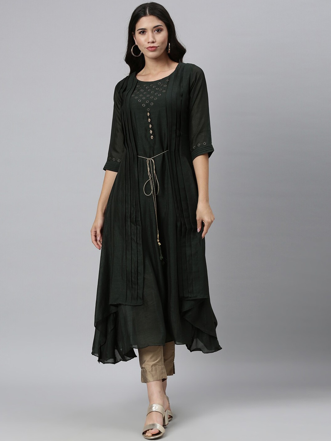

Neerus Women Green Kurta