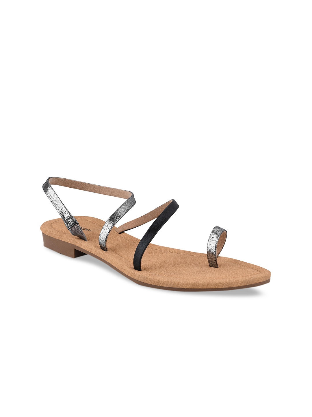 

Stelatoes Women Grey Open Toe Flats