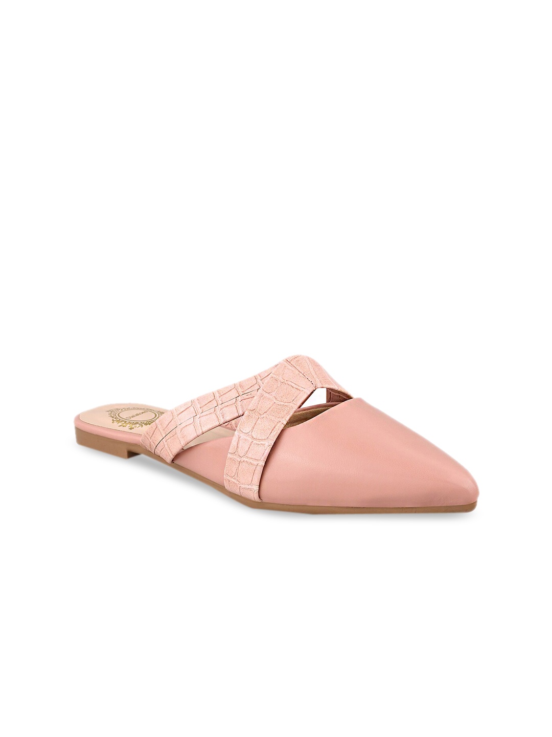 

Stelatoes Women Pink Textured Mules