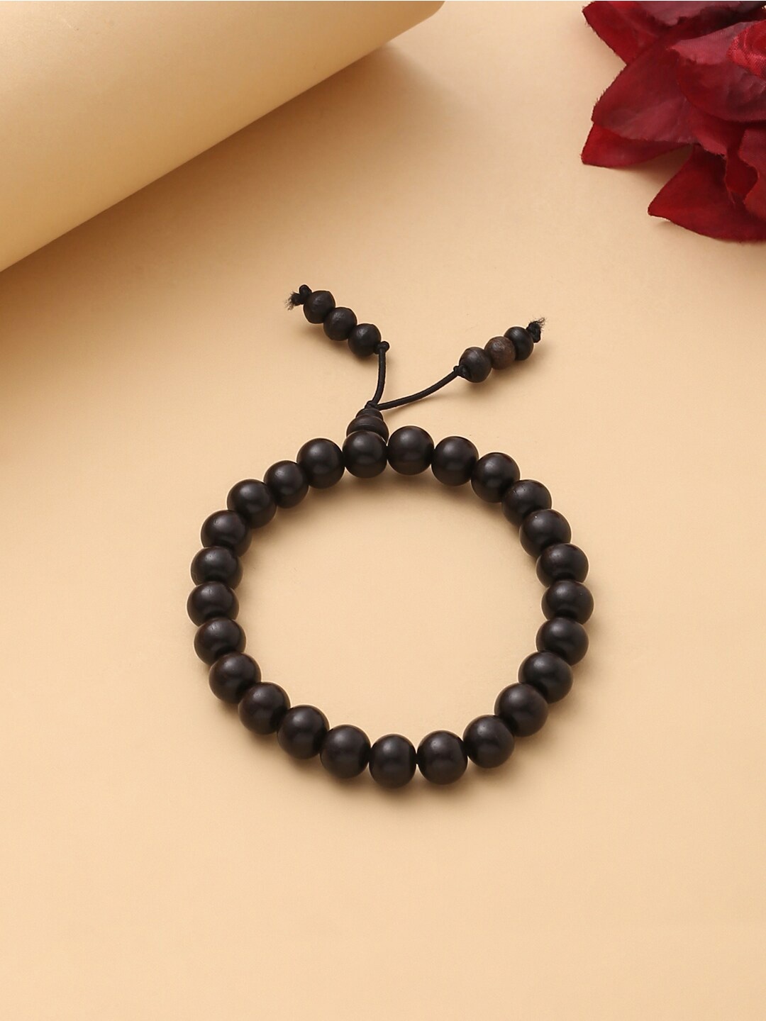

RDK Unisex Brown Wood Handcrafted Charm Bracelet