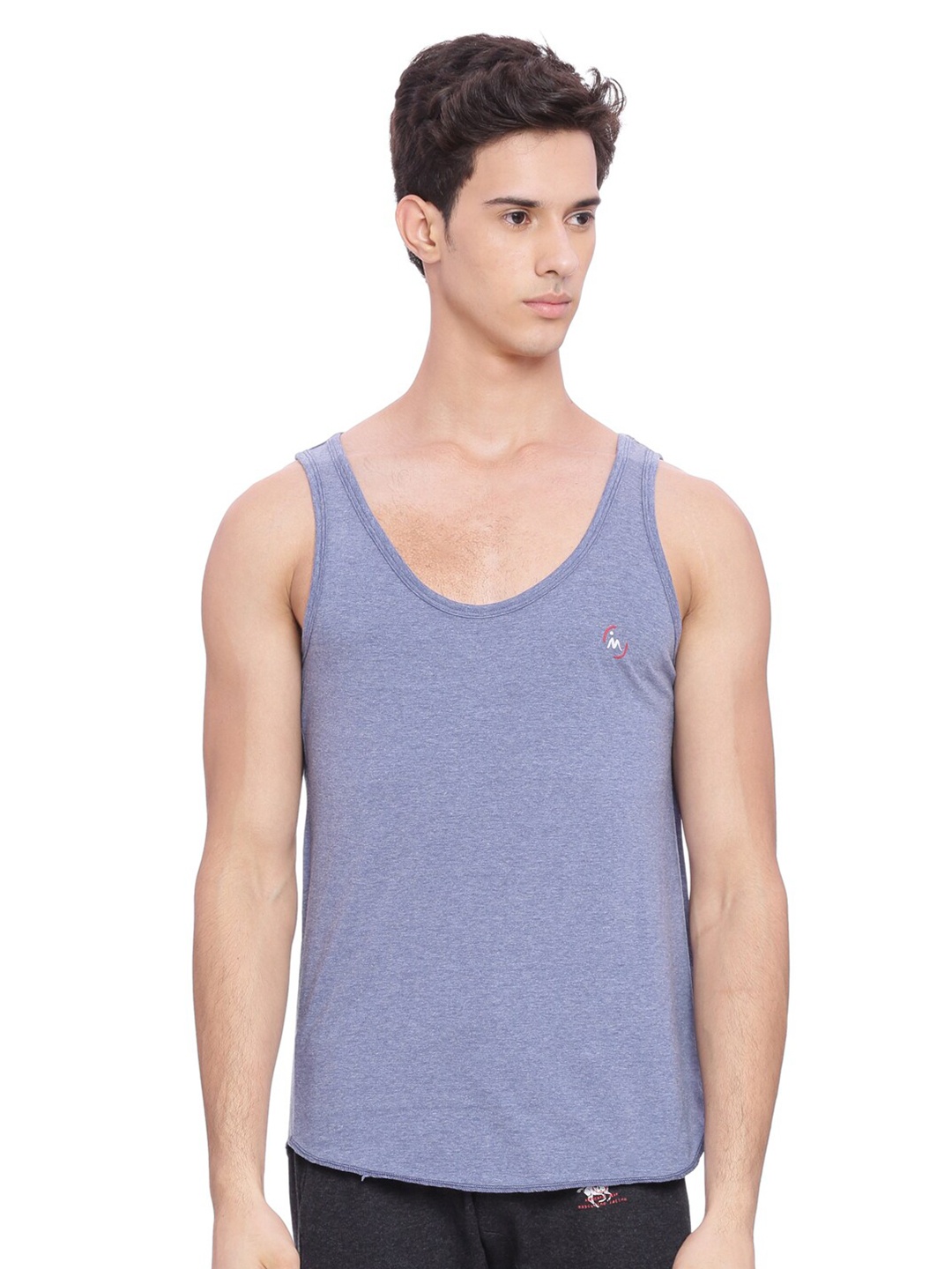 

Masculino Latino Men Blue Training or Gym Vest