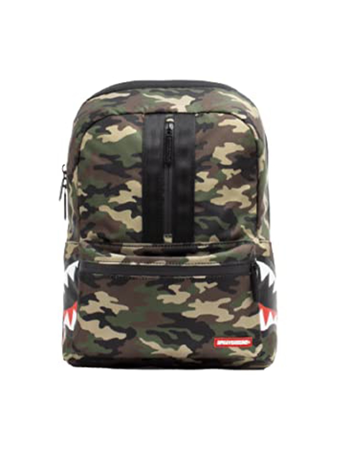 

SPRAY GROUND Unisex Green & Black Graphic Backpack