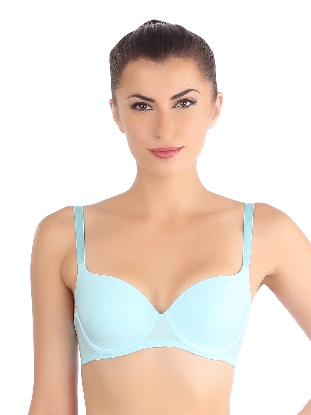 

Triumph T-Shirt Bra 60 Wired Padded Body Make-Up Series Seamless Everyday Bra, Blue