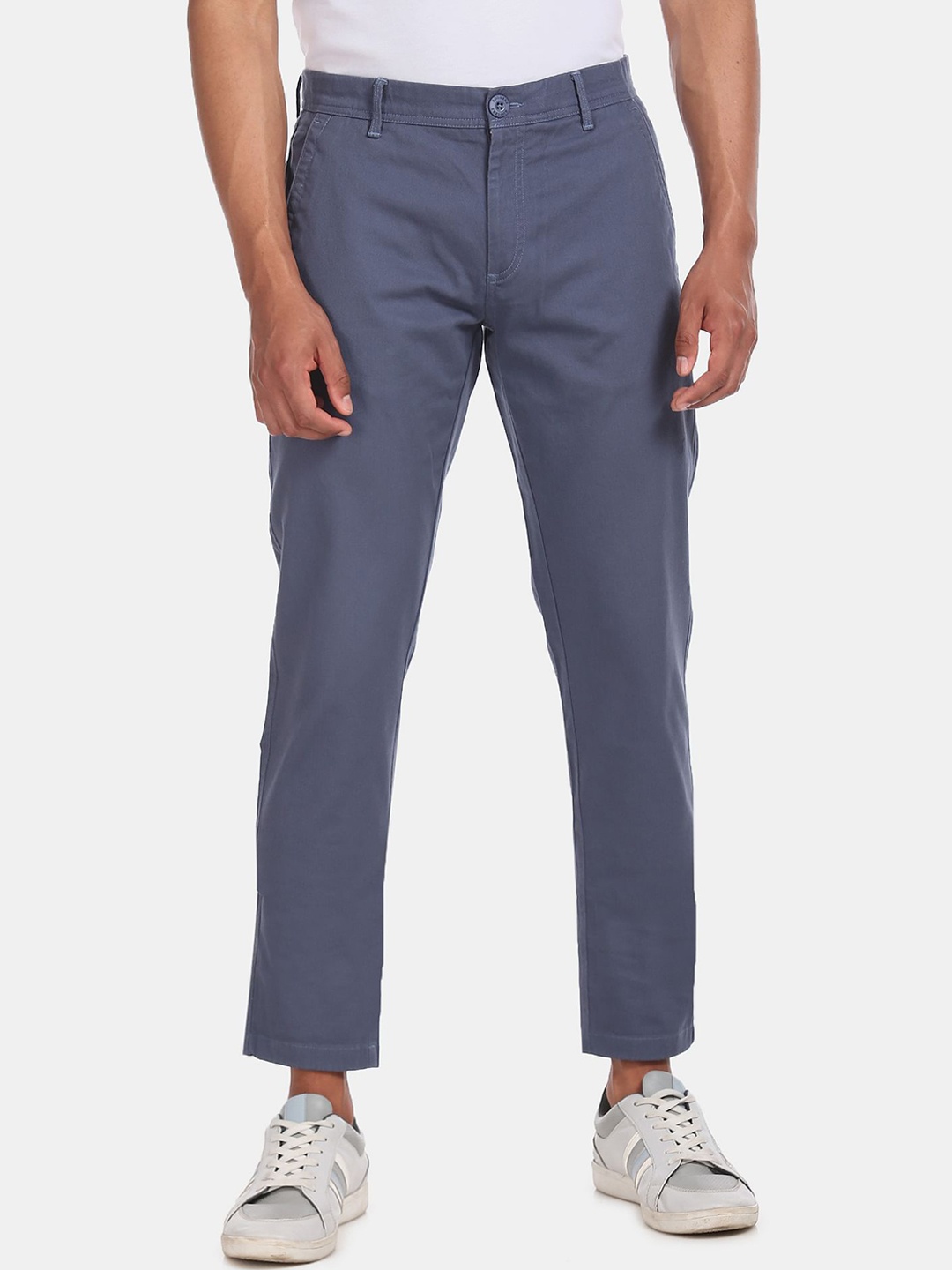 

Ruggers Men Blue Regular Fit Trousers