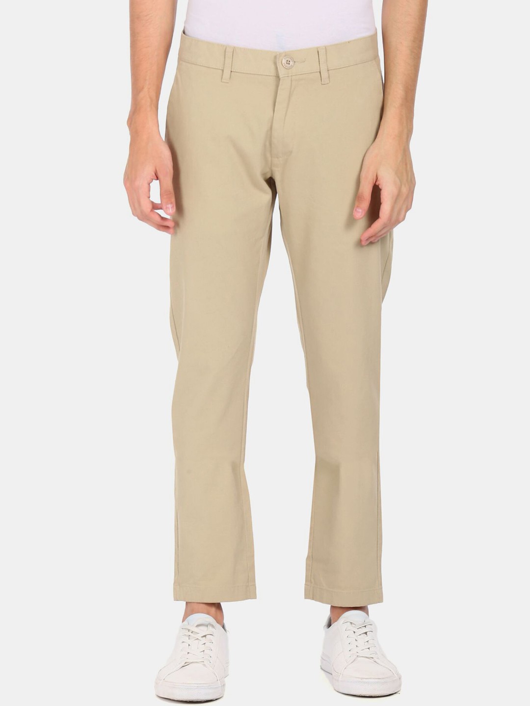 

Ruggers Men Beige Trousers