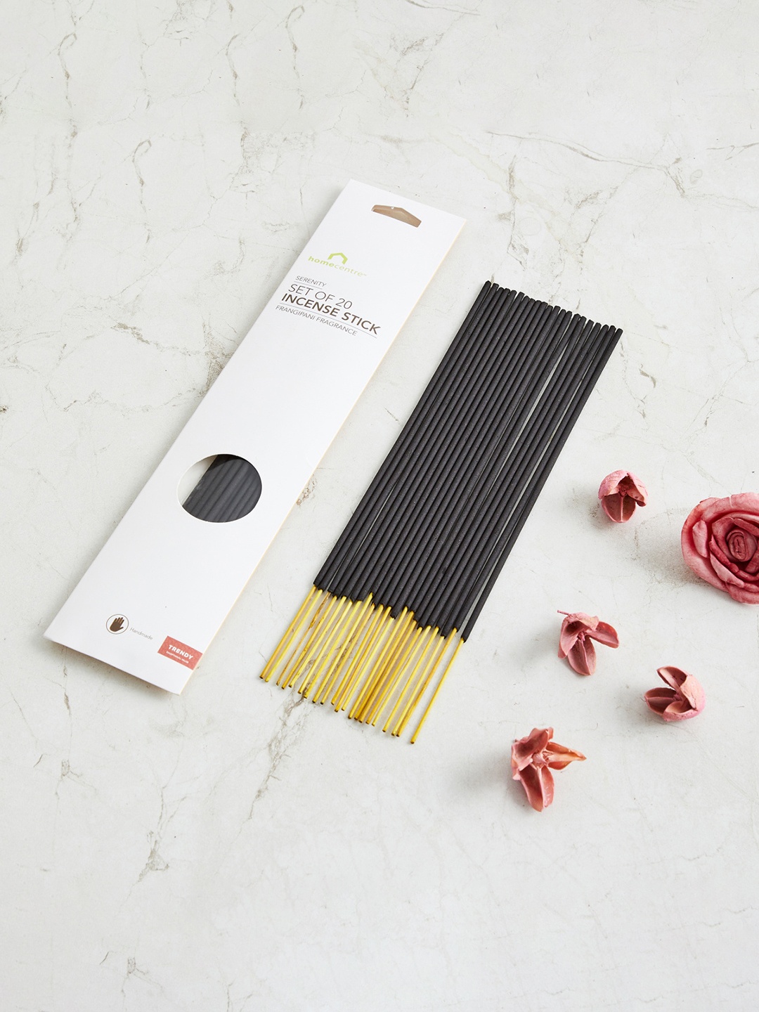 

Home Centre Set Of 20 Serenity Black Frangipani Incense Sticks