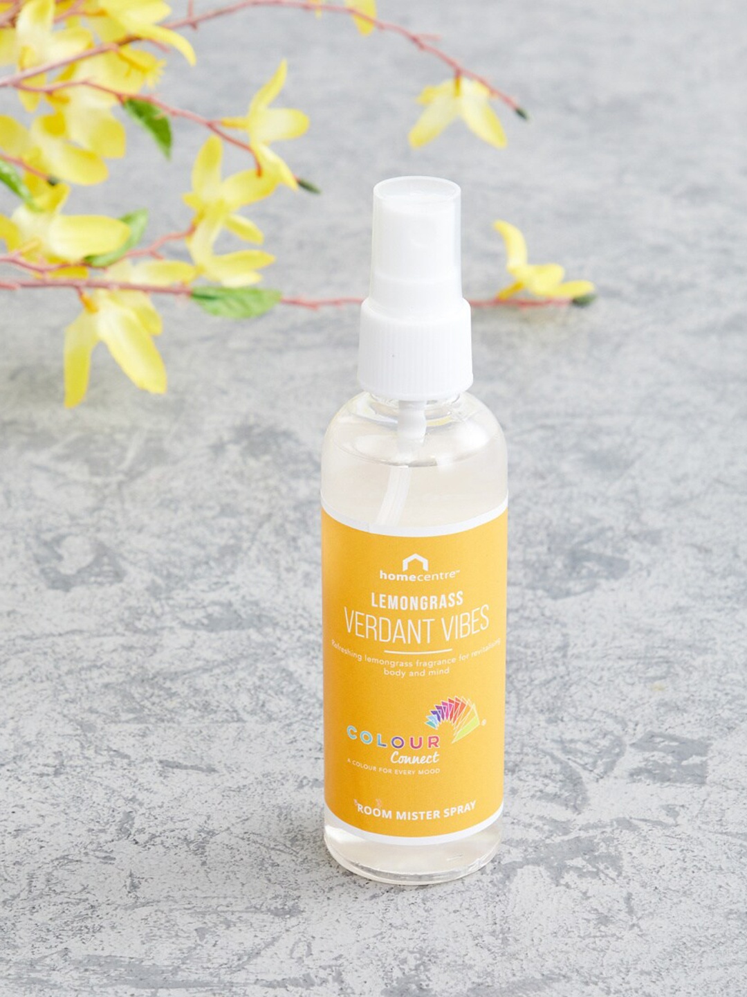 

Home Centre Colour Connect Lemongrass Room Mister Spray - 100ml, Yellow