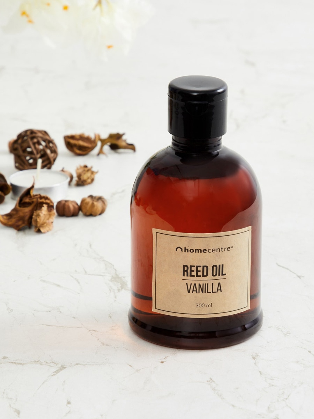 

Home Centre Vanilla Reed Oil - 300ml, Transparent