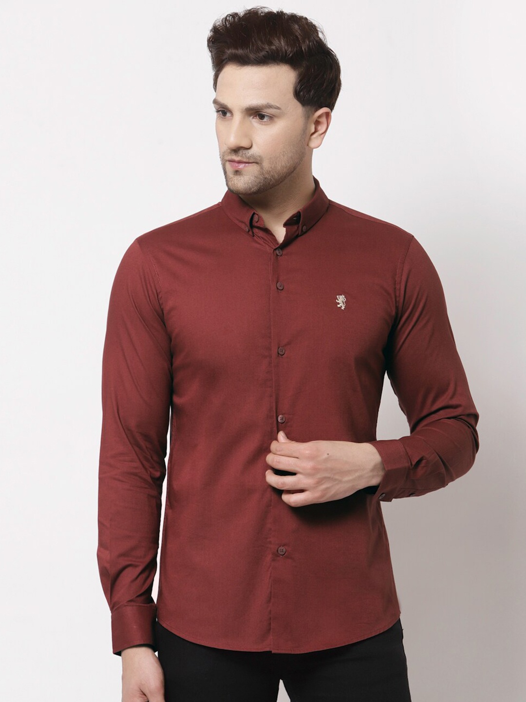 

Red Tape Men Rust Regular Fit Casual Shirt