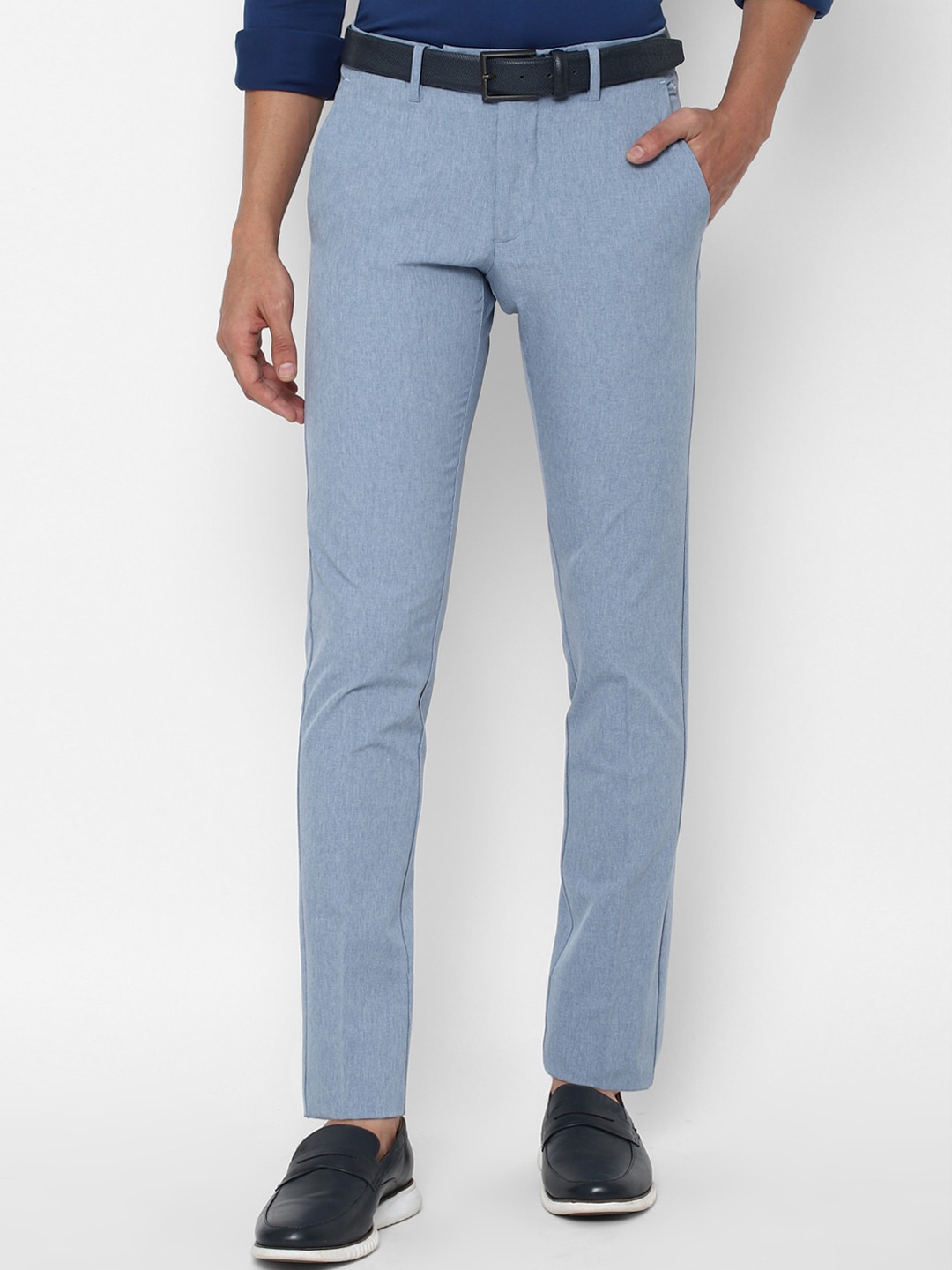 

Allen Solly Men Blue Slim Fit Trousers