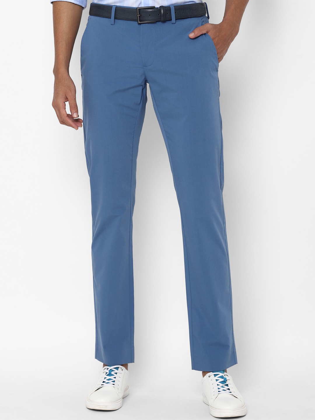 

Allen Solly Men Blue Slim Fit Chinos Trousers