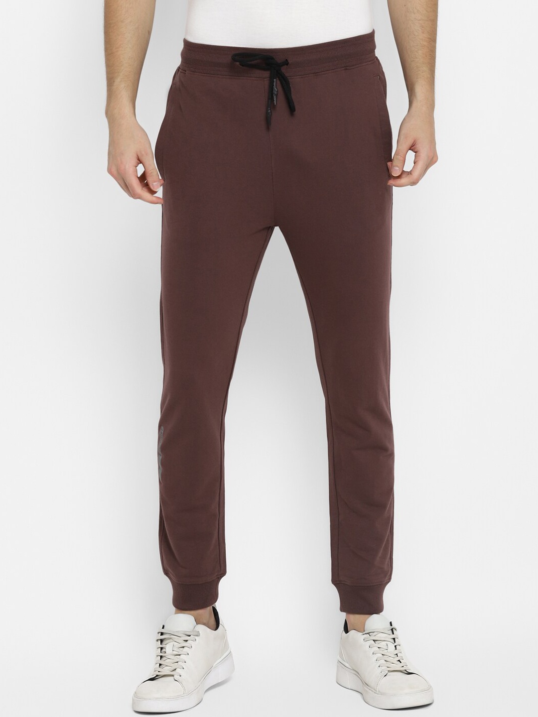 

Red Chief Men Maroon Solid Slim-Fit Joggers