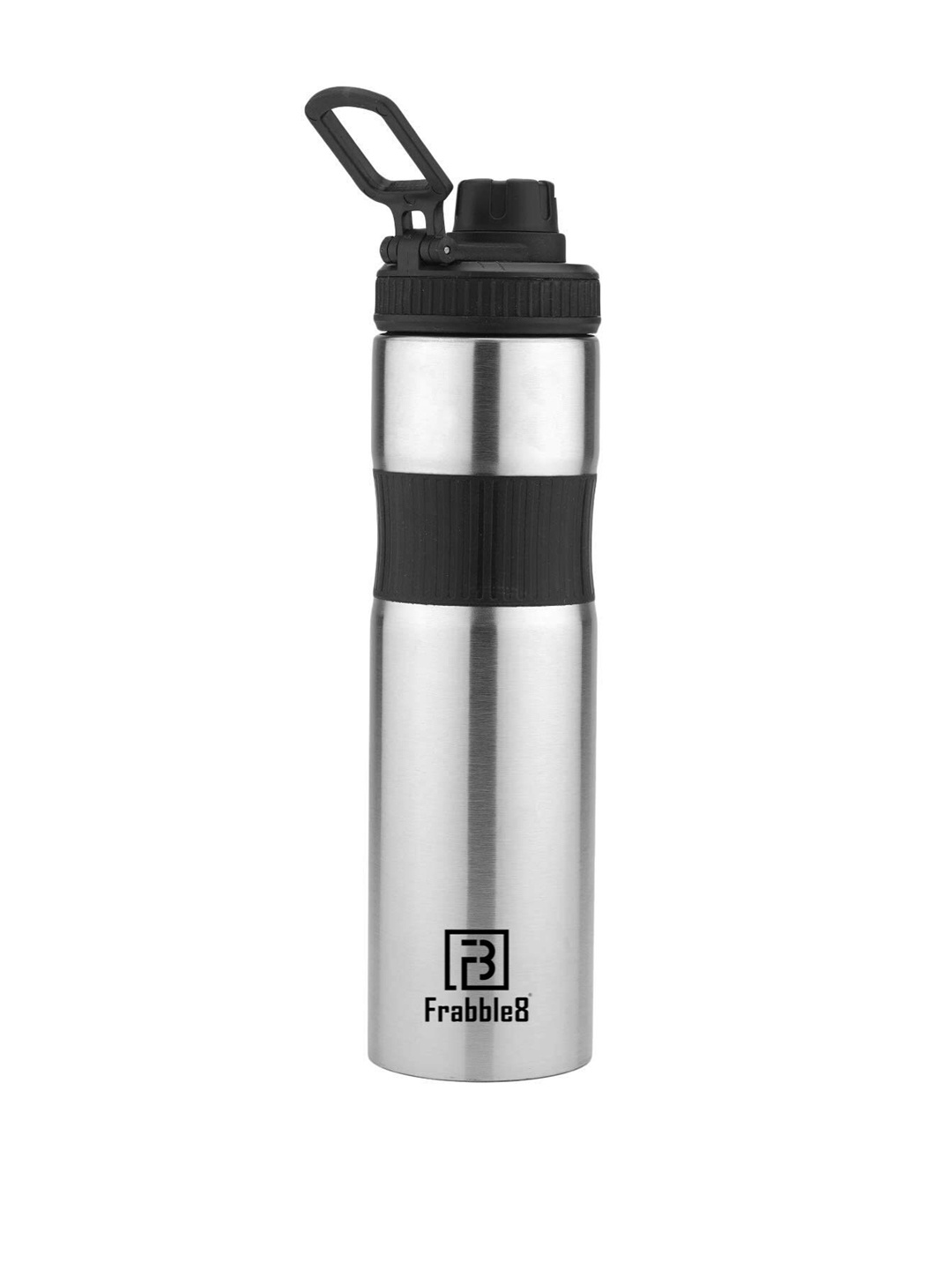 

Frabble8 Single Walled Stainless Steel Fridge and Sports Water Bottle 800 ml, Silver