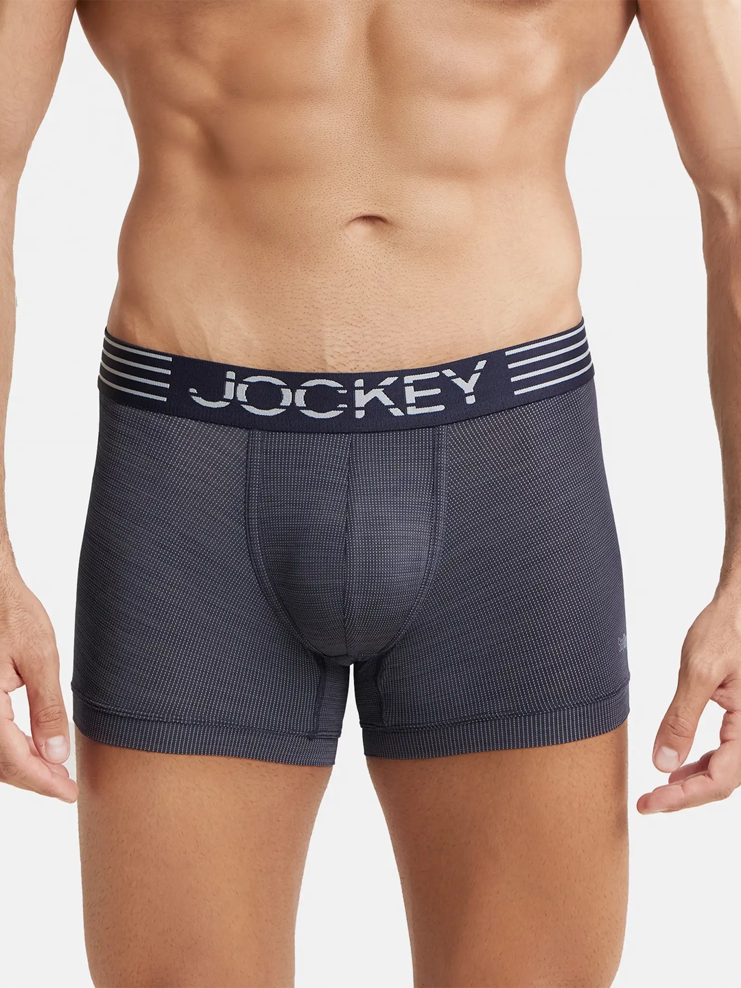 

Jockey Microfiber Stretch Sport Trunk with Stay Dry Technology-MM05, Blue