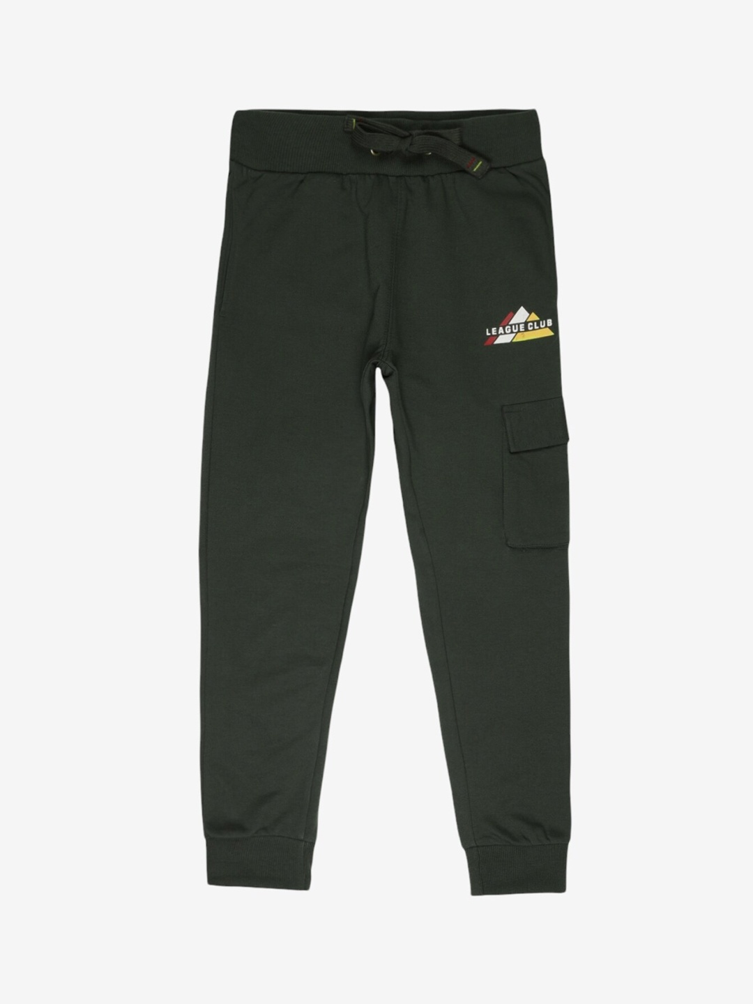 

Alan Jones Boys Printed Cargo Joggers, Olive