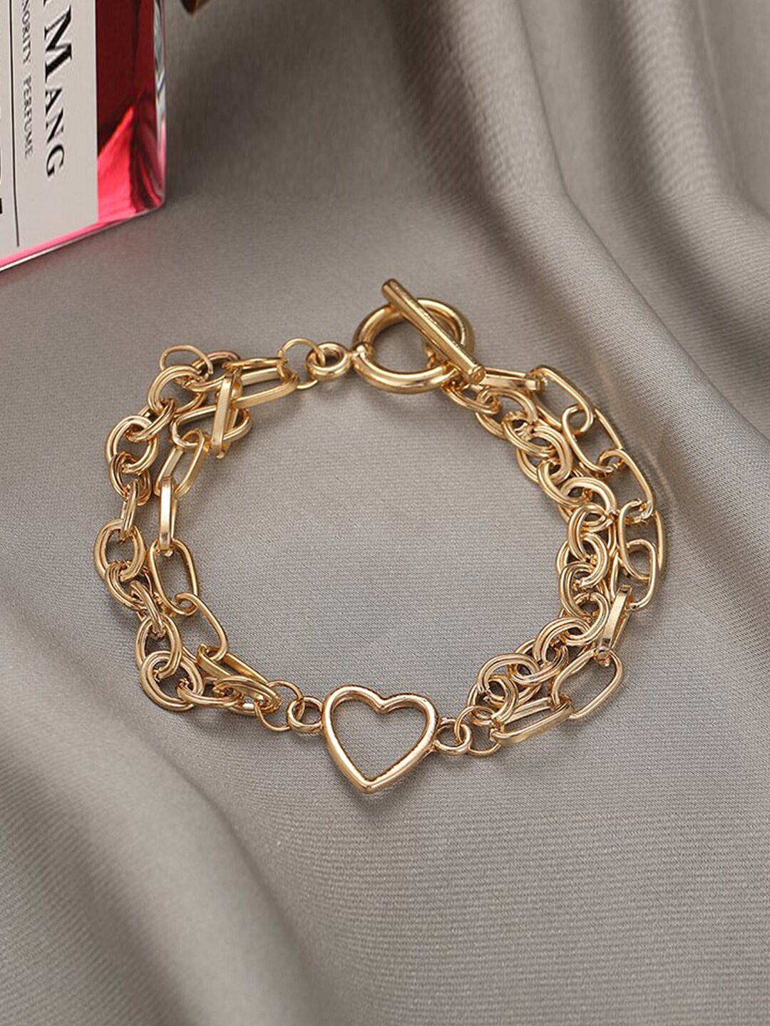 

Jewels Galaxy Women Gold-Plated Link Bracelet