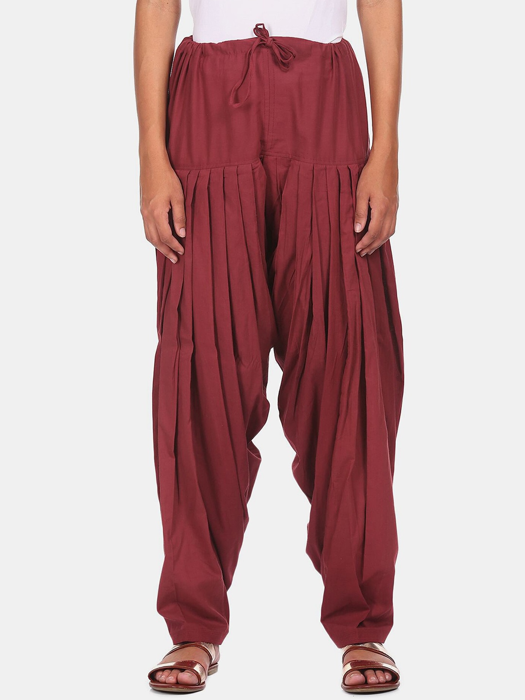 

Karigari Women Maroon Solid Patiala