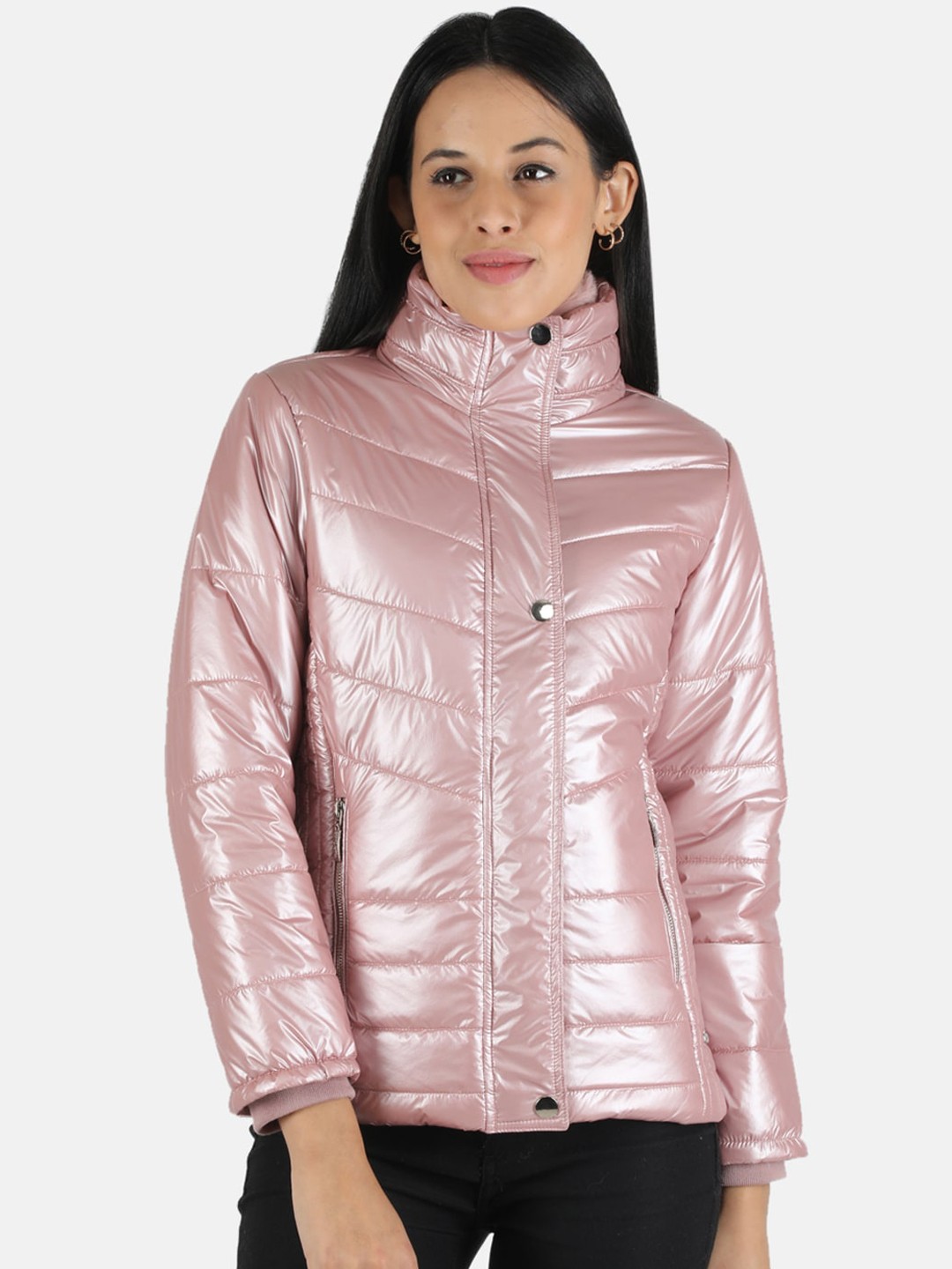 

Monte Carlo Women Pink Lightweight Padded Jacket