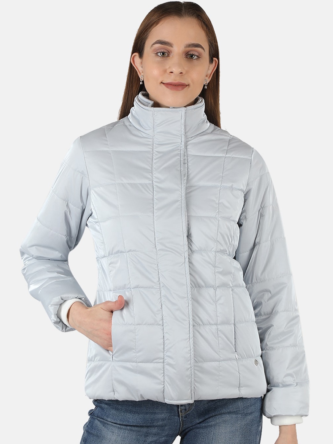 

Monte Carlo Women Blue Lightweight Padded Jacket