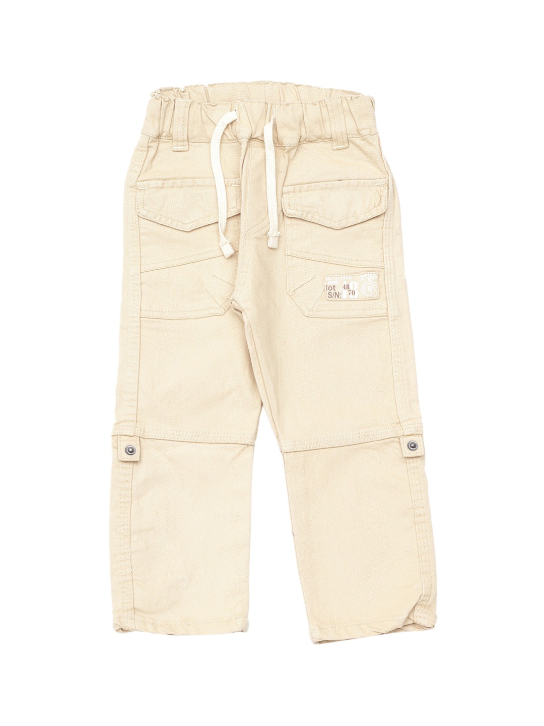 

Lil Lollipop Unisex Kids Beige Straight Fit Jeans