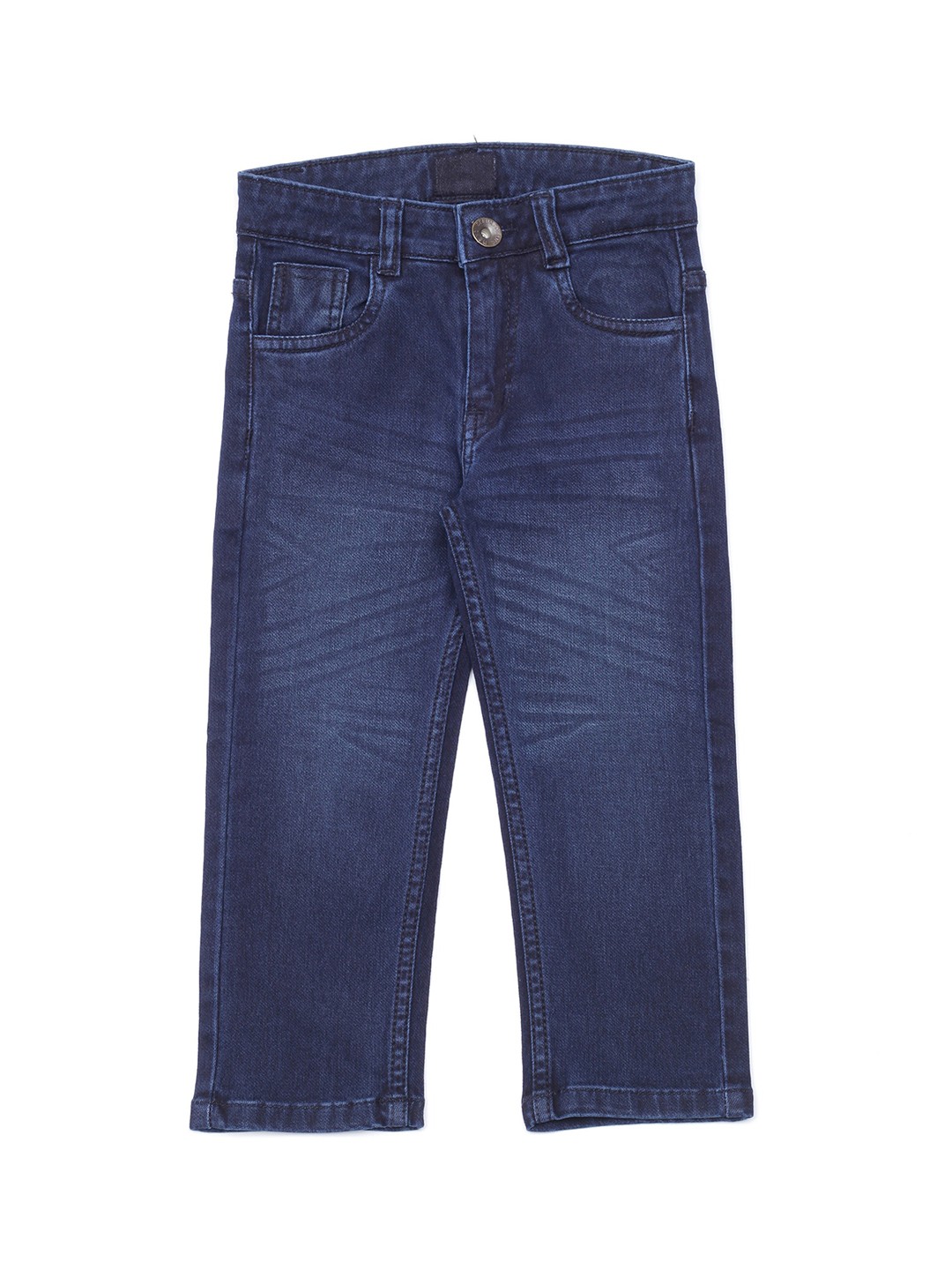 

Lil Lollipop Unisex Kids Navy Blue Light Fade Stretchable Jeans