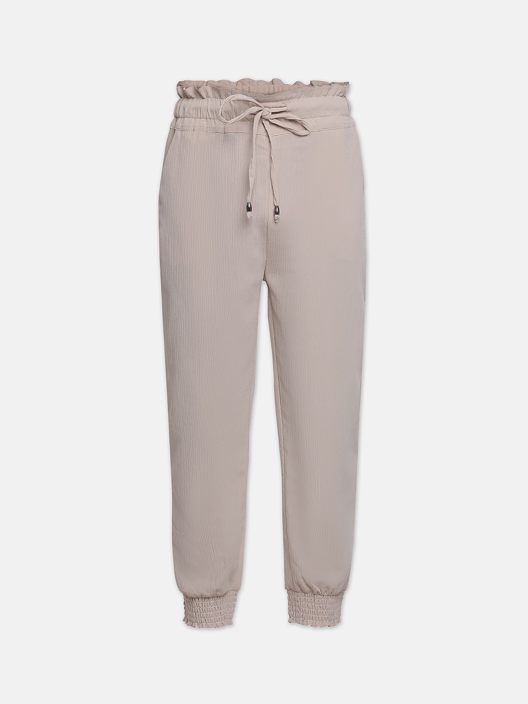 

Oxolloxo Girls Beige Regular Fit Joggers Trousers
