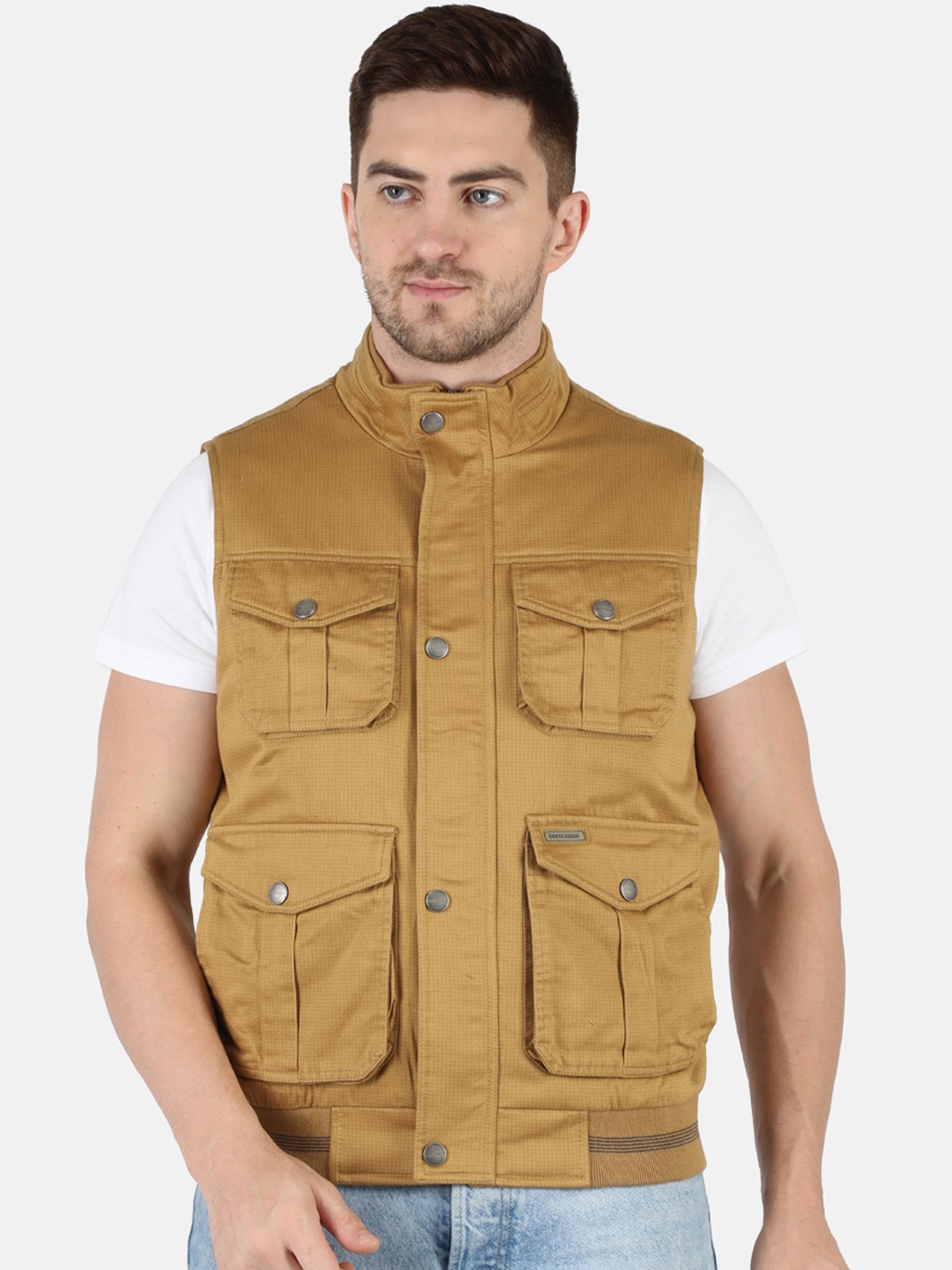 

Monte Carlo Men Camel Brown Woolen Lightweight Tailored Jacket