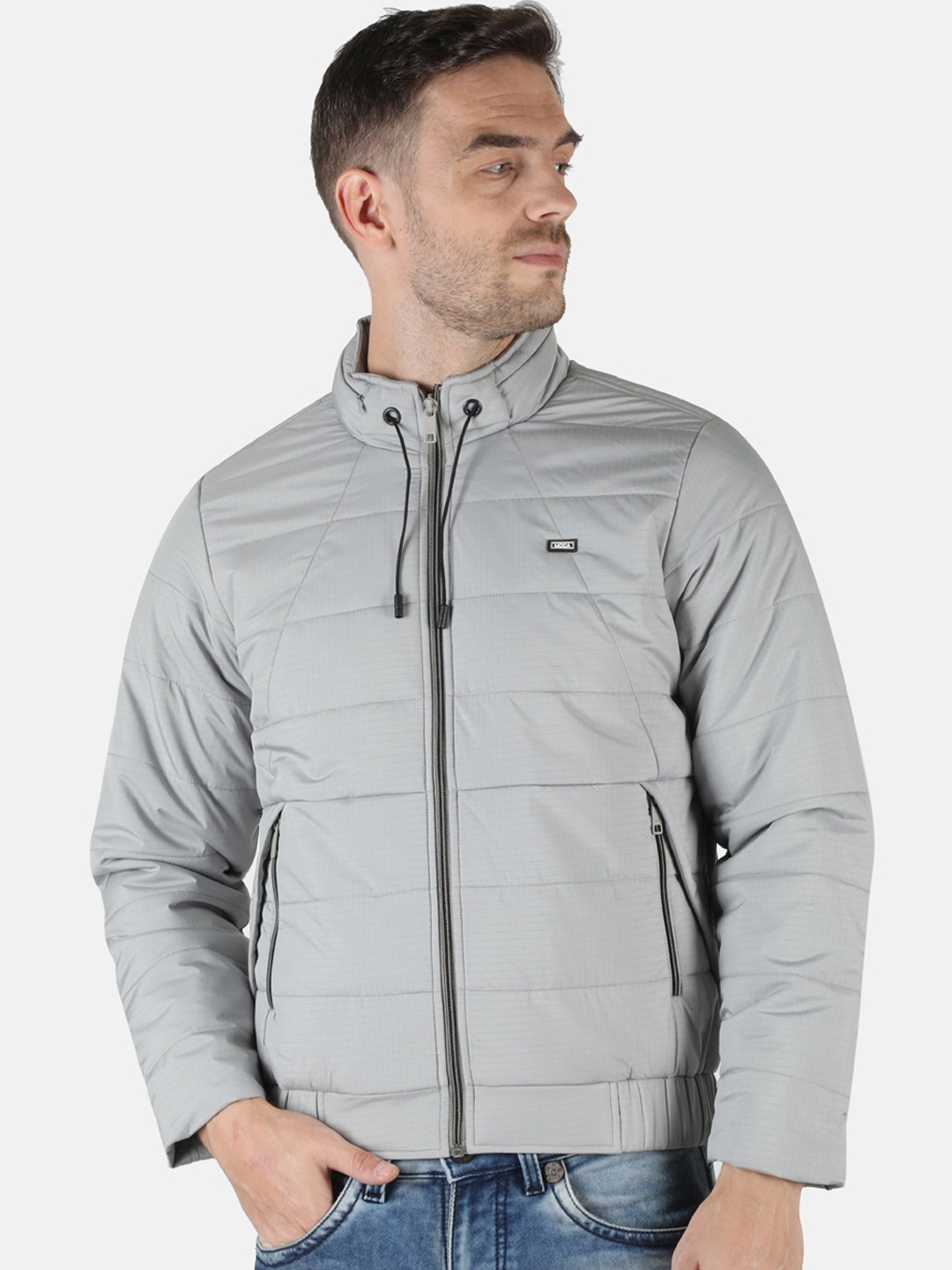 

Monte Carlo Men Grey Solid Lightweight Padded Jacket