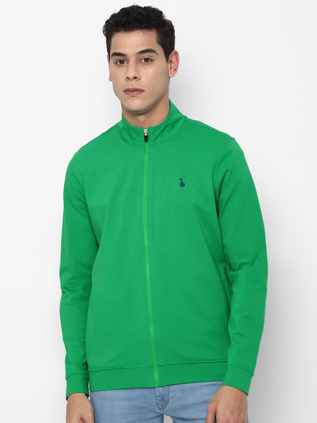 

SIMON CARTER LONDON Men Green Solid Sweatshirt