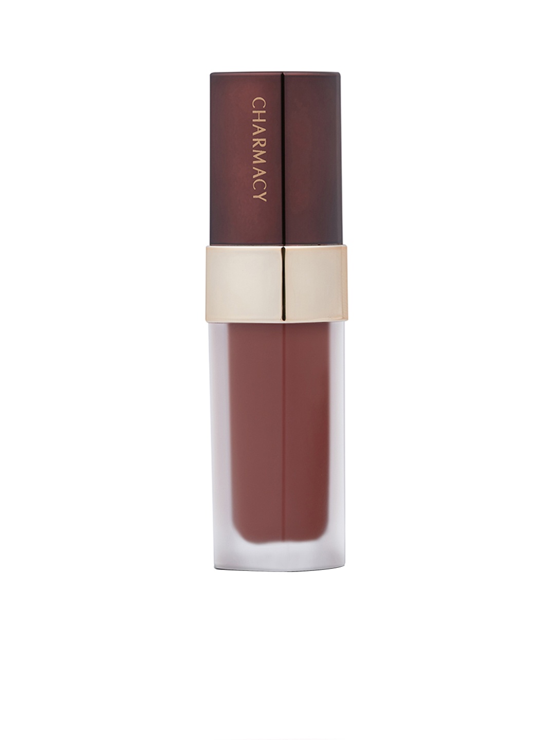 

Charmacy Milano Velvet Matte Finish Liquid Lip Gloss - Love Punch 11, Coffee brown