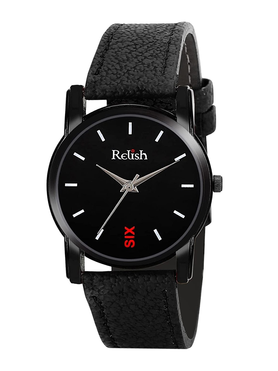 

Relish Women Black Dial & Black Straps Analogue Watch