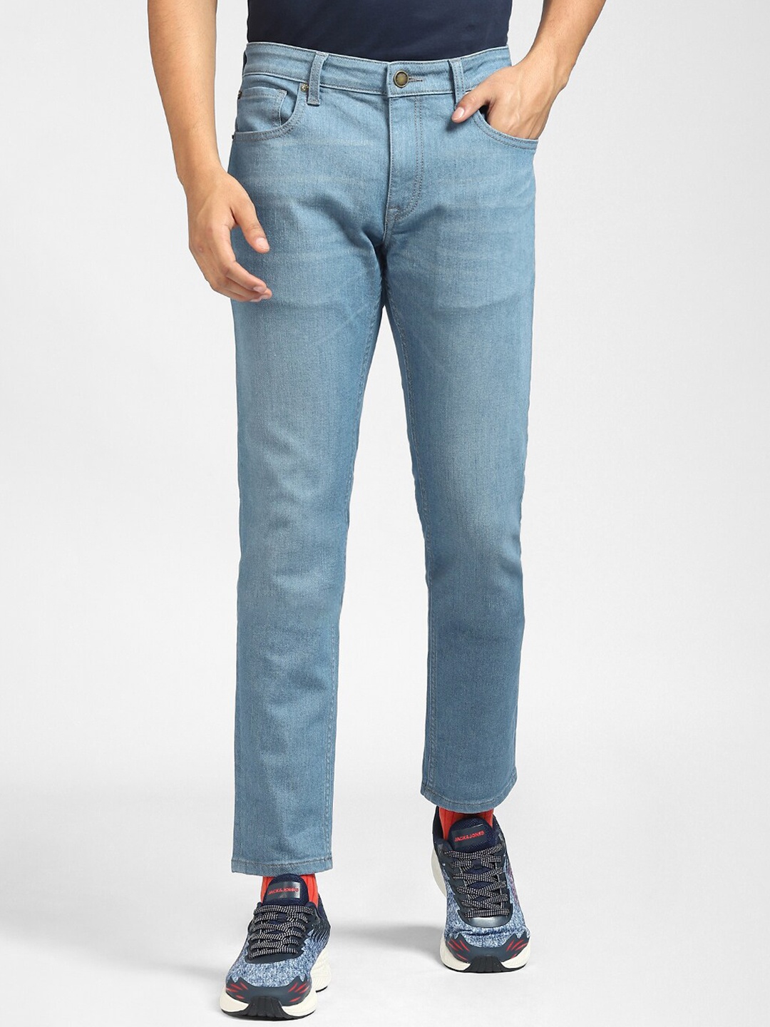 

Jack & Jones Men Blue Slim Fit Light Fade Stretchable Jeans
