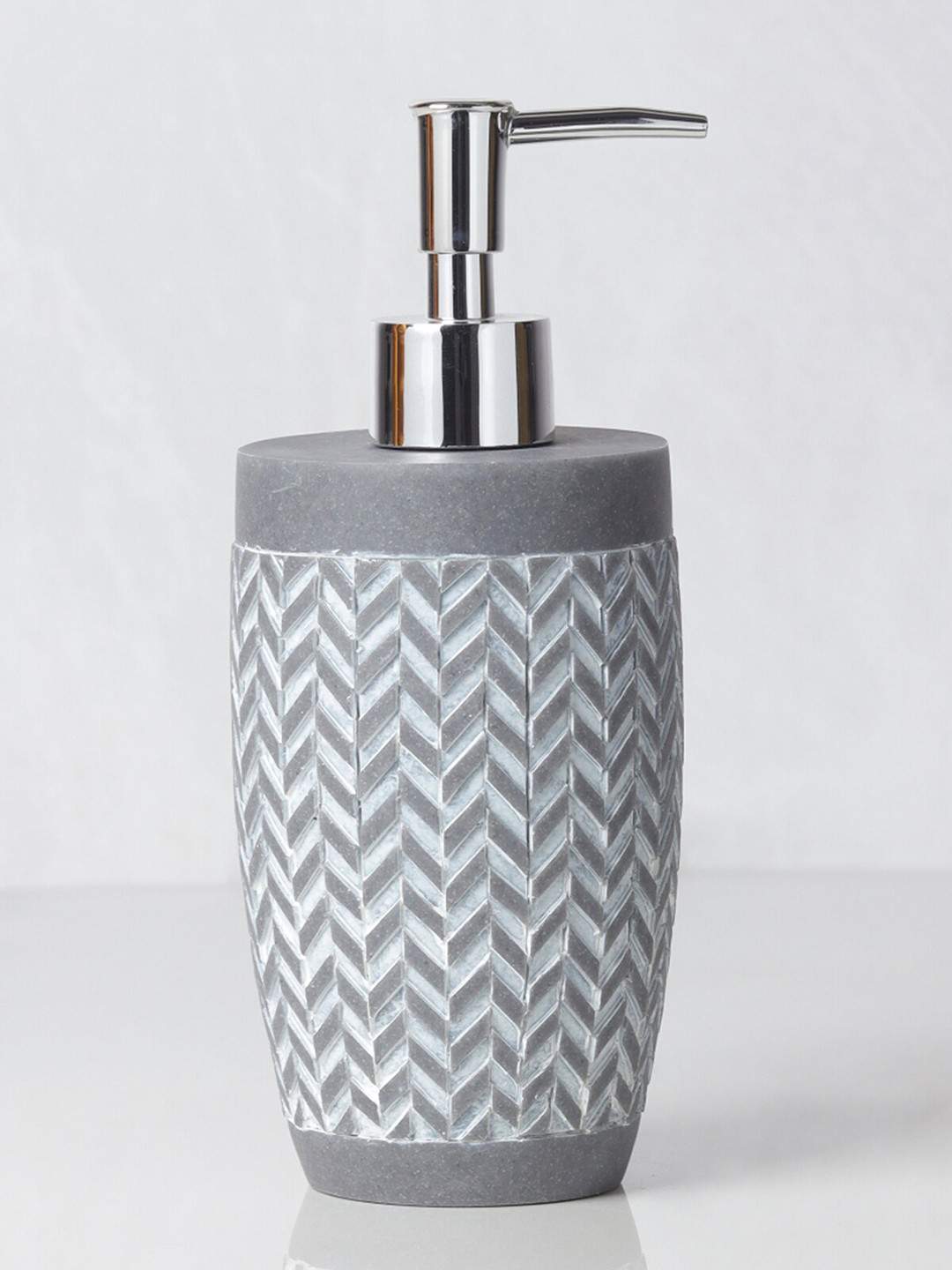 

OBSESSIONS Grey Polyresin Soap & Lotion Dispenser