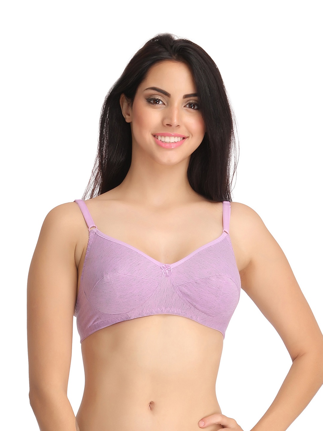 

Clovia Purple Solid Non-Wired Non Padded Everyday Bra BR0793P1232B