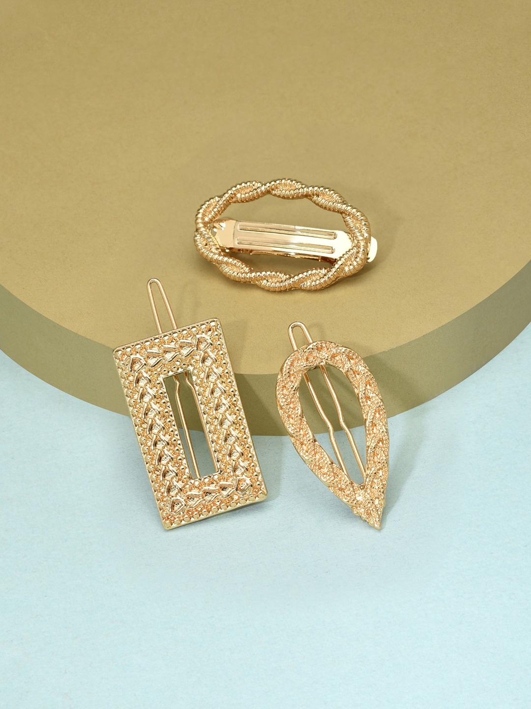 

AMI Women Gold-Toned Set of 3 Bobby Pins