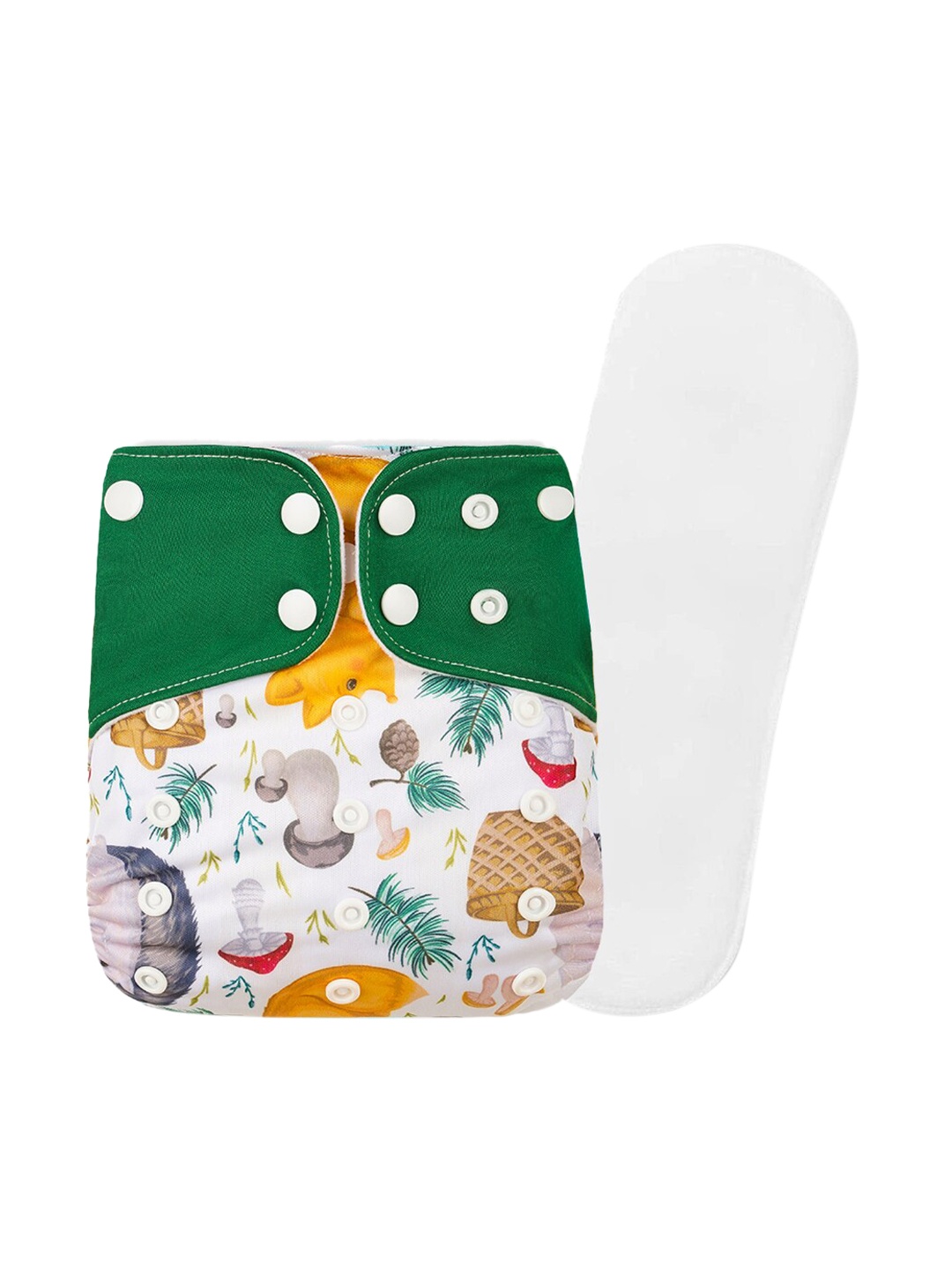 GUCHIGU Baby Multi-coloured Reusable & Washable Diaper