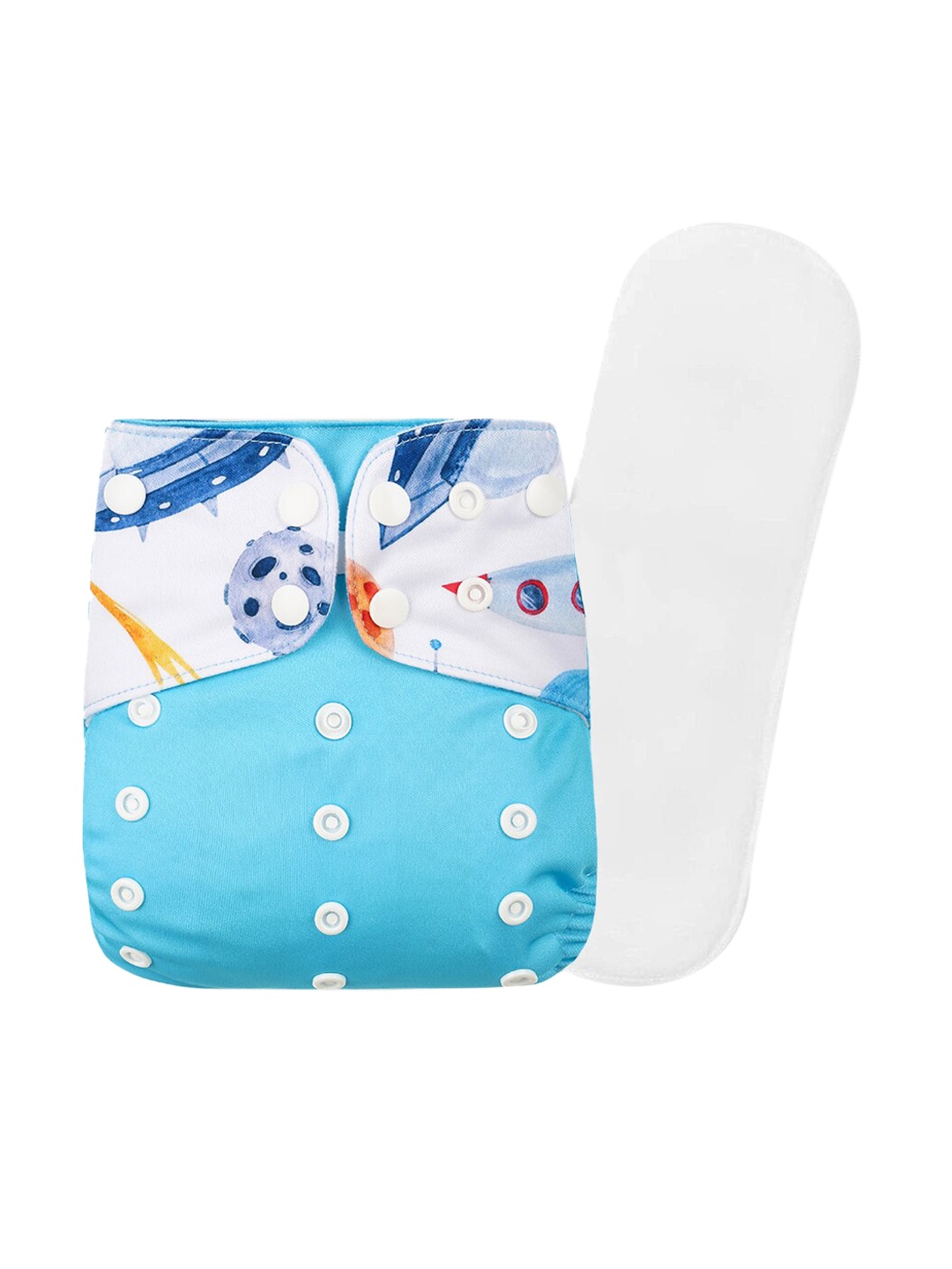 

GUCHIGU Infants Multicolor Soft Cloth Reusable Washable Diapers, Multi