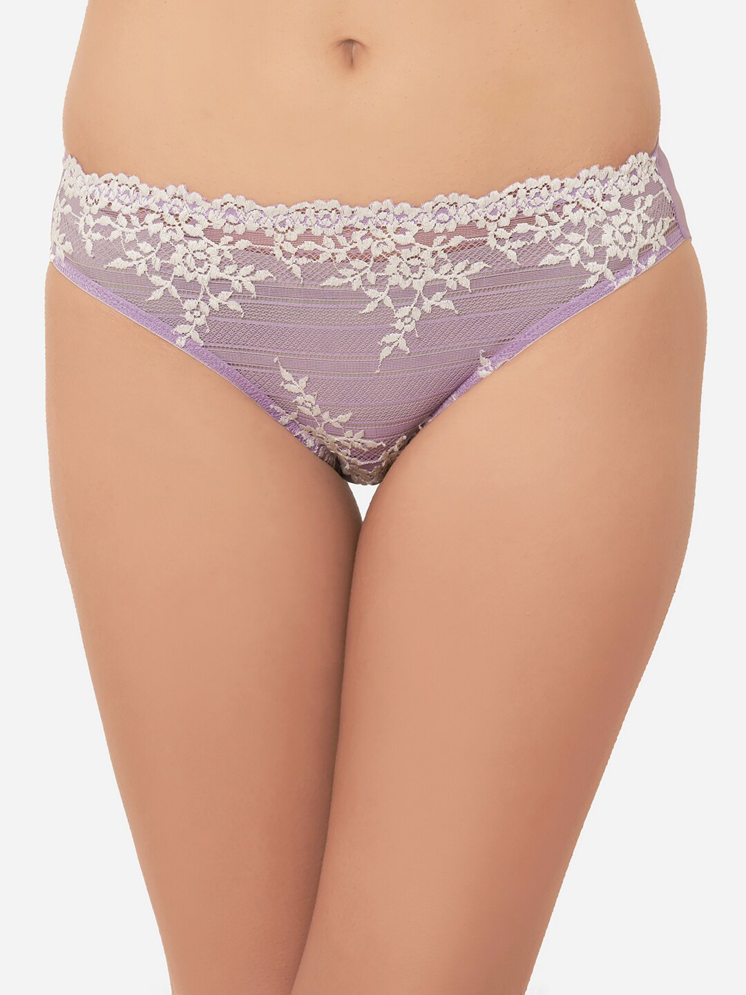 

Wacoal Women Lavender Embrace Lace Briefs