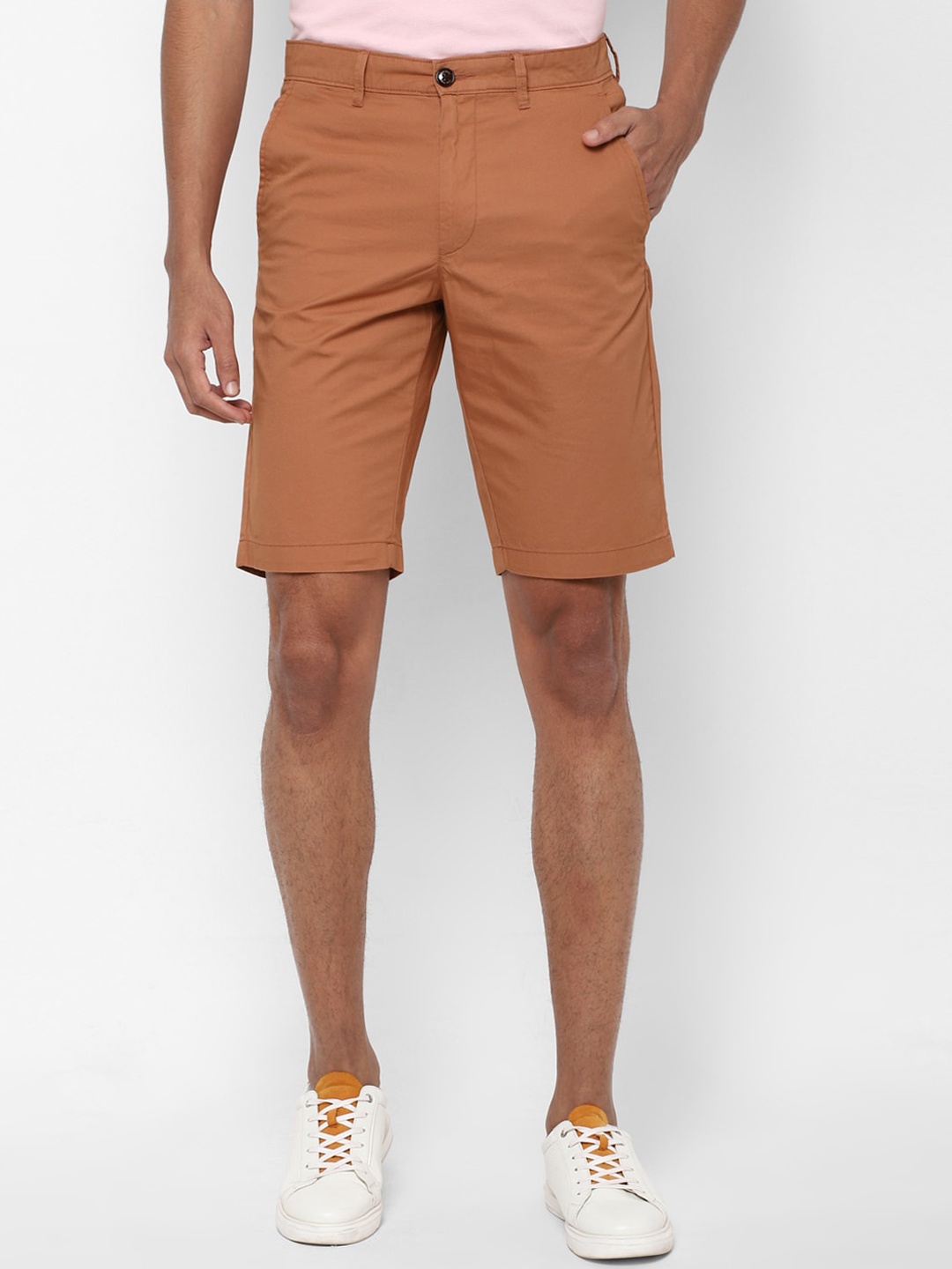 

Allen Solly Men Brown Slim Fit Shorts