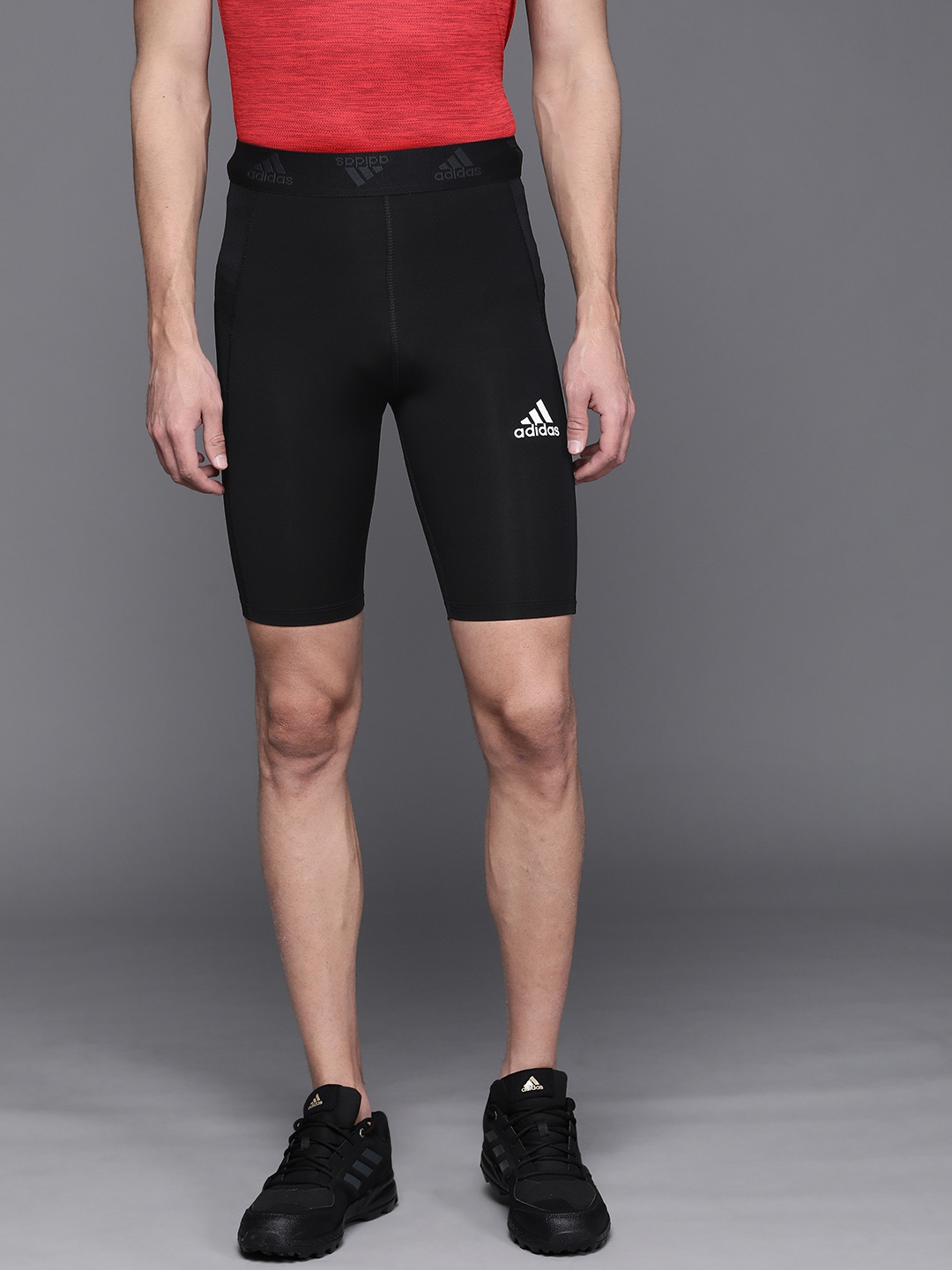 

ADIDAS Men Black TF Short Training Sustainable Tights