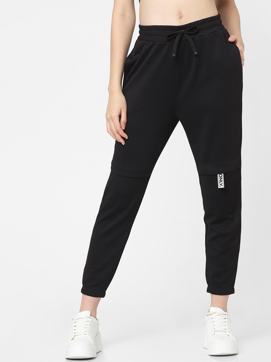 

ONLY Woman Black Track Pants