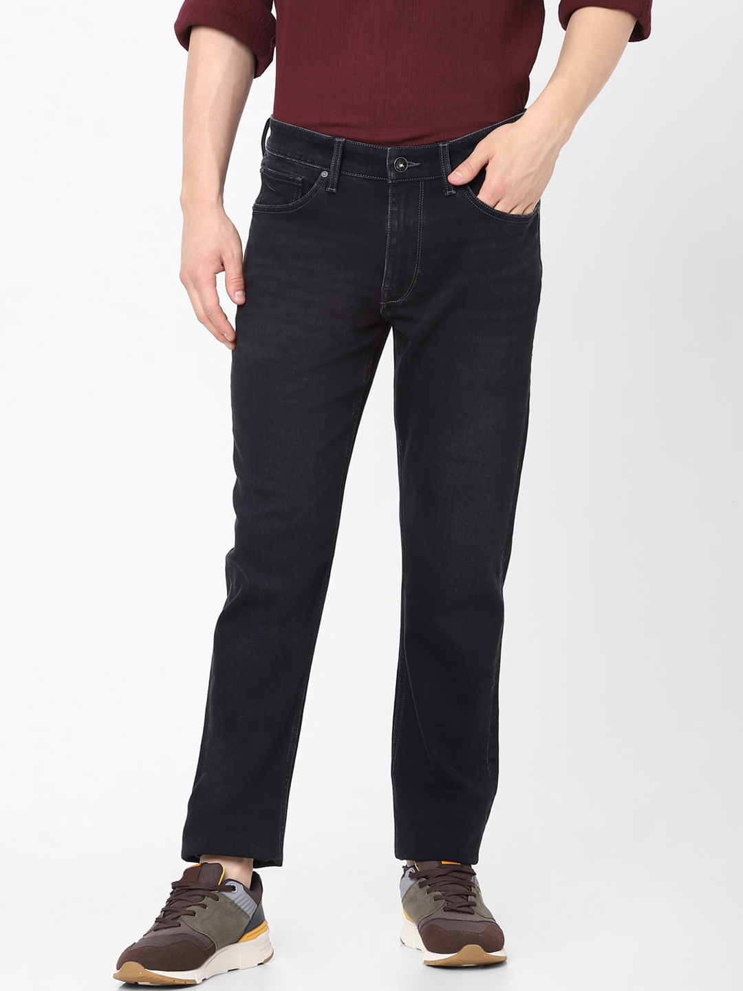 

Celio Men Black Slim Fit Cotton Stretchable Jeans